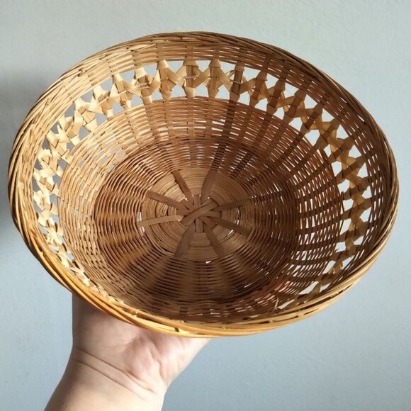 🌷Amazing Vintage Bread Basket Wedding Flower Girl's Basket Boho Seagrass Basket - Picture 6 of 15